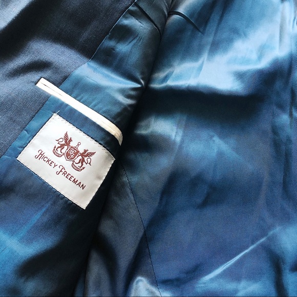 Hickey Freeman navy blue suit - Picture 3 of 5
